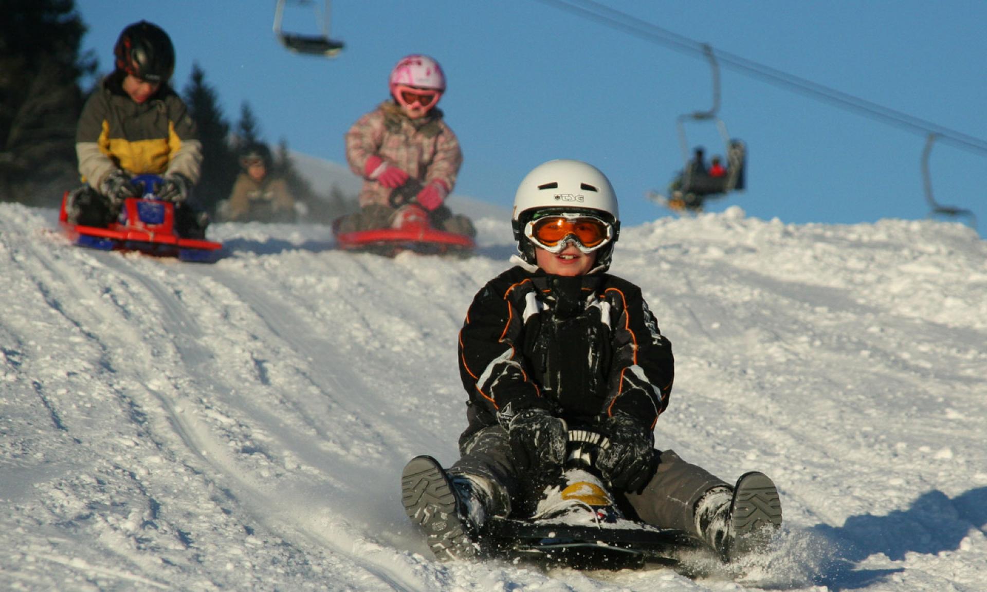 Faire de la luge à Amden