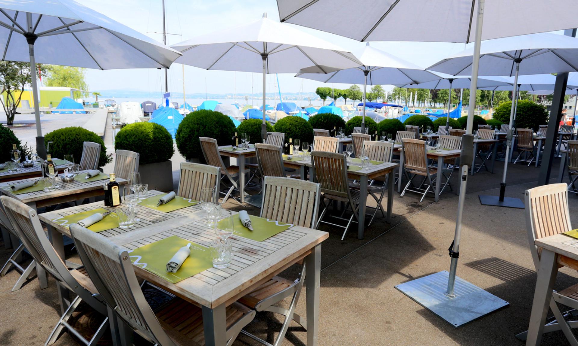 Osteria Vista sul Lago di Zurigo, terrazza