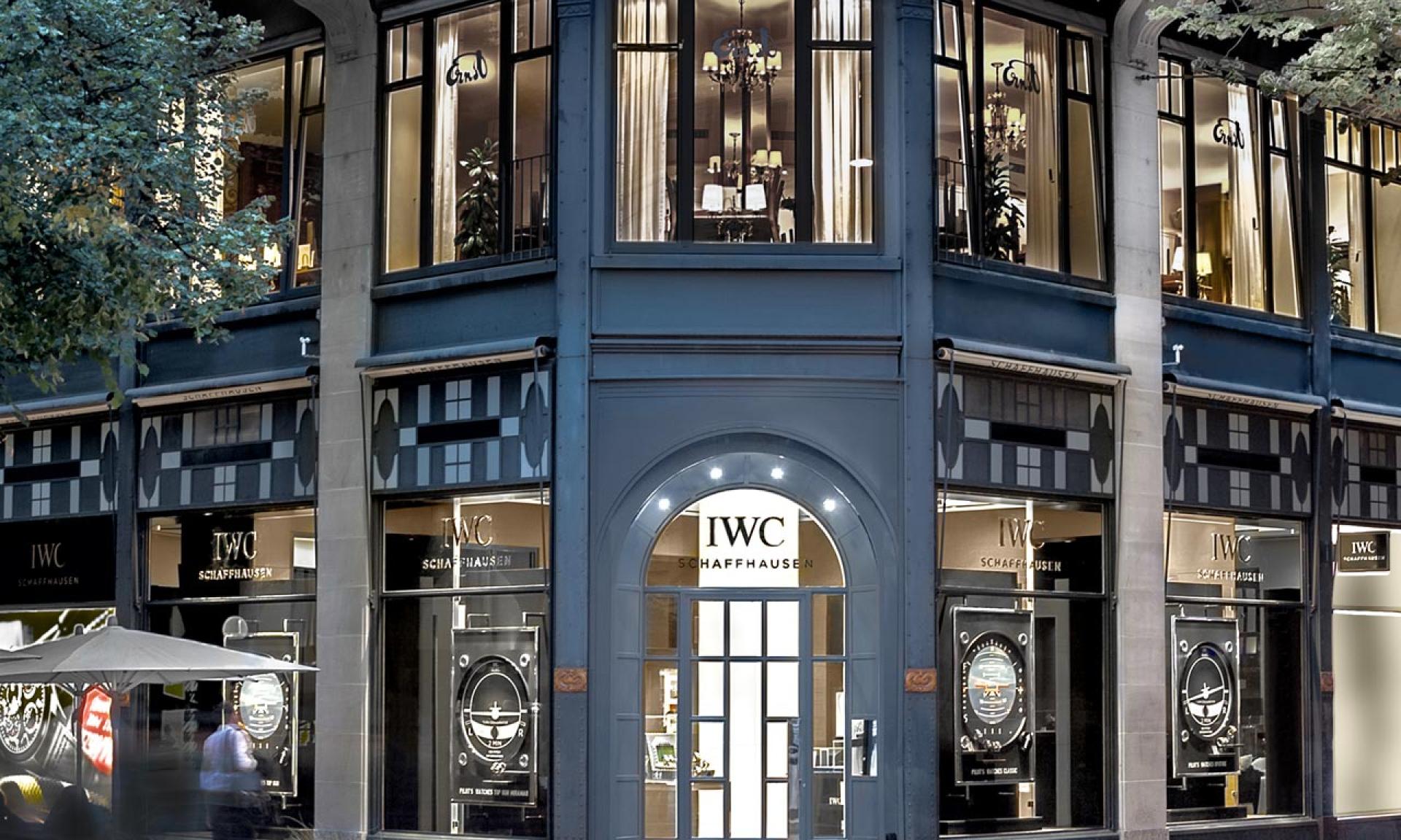 IWC Schaffhausen Boutique, Shopping Zurigo Bahnhofstrasse, orologi svizzeri