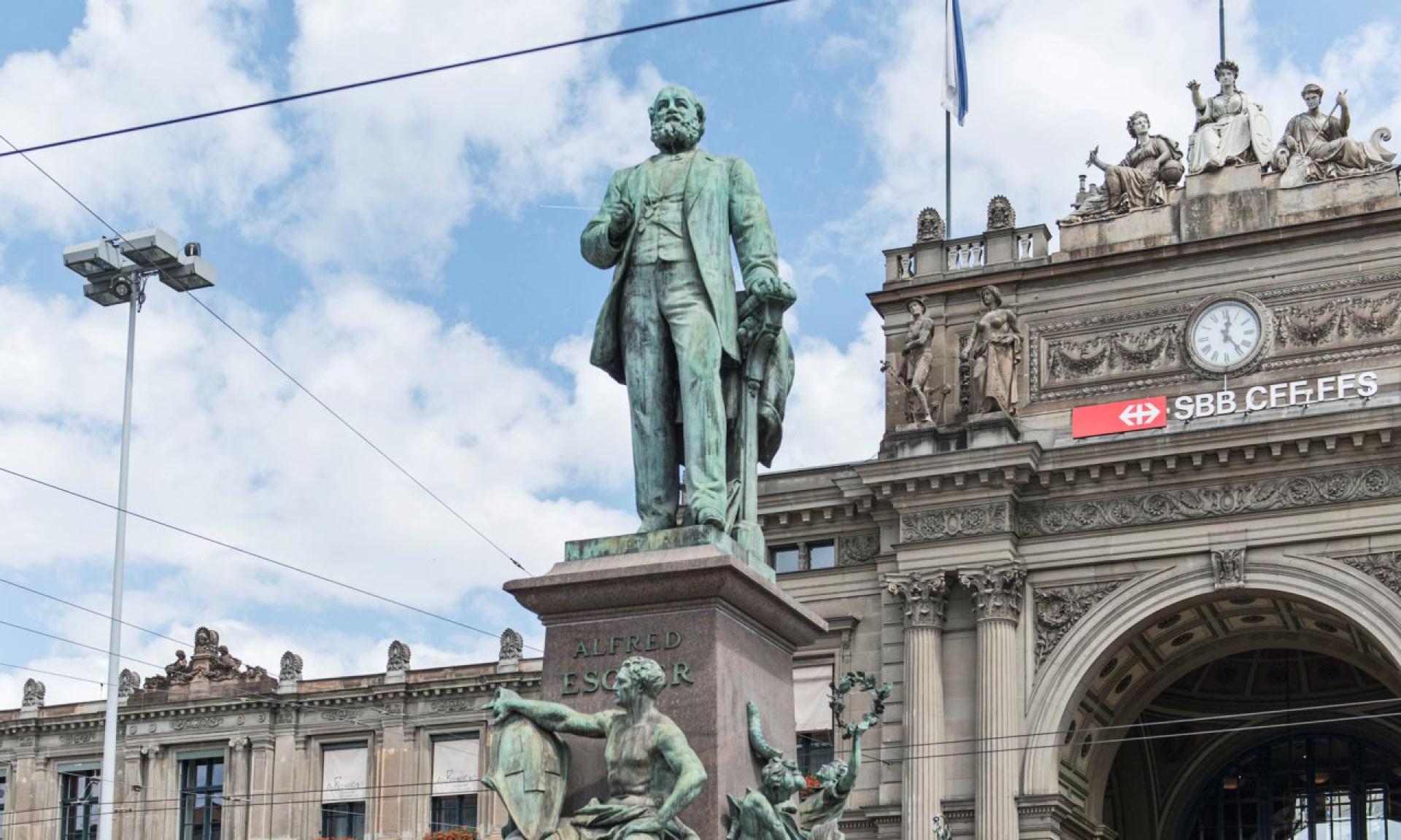 Alfred Escher Statue, Zurich