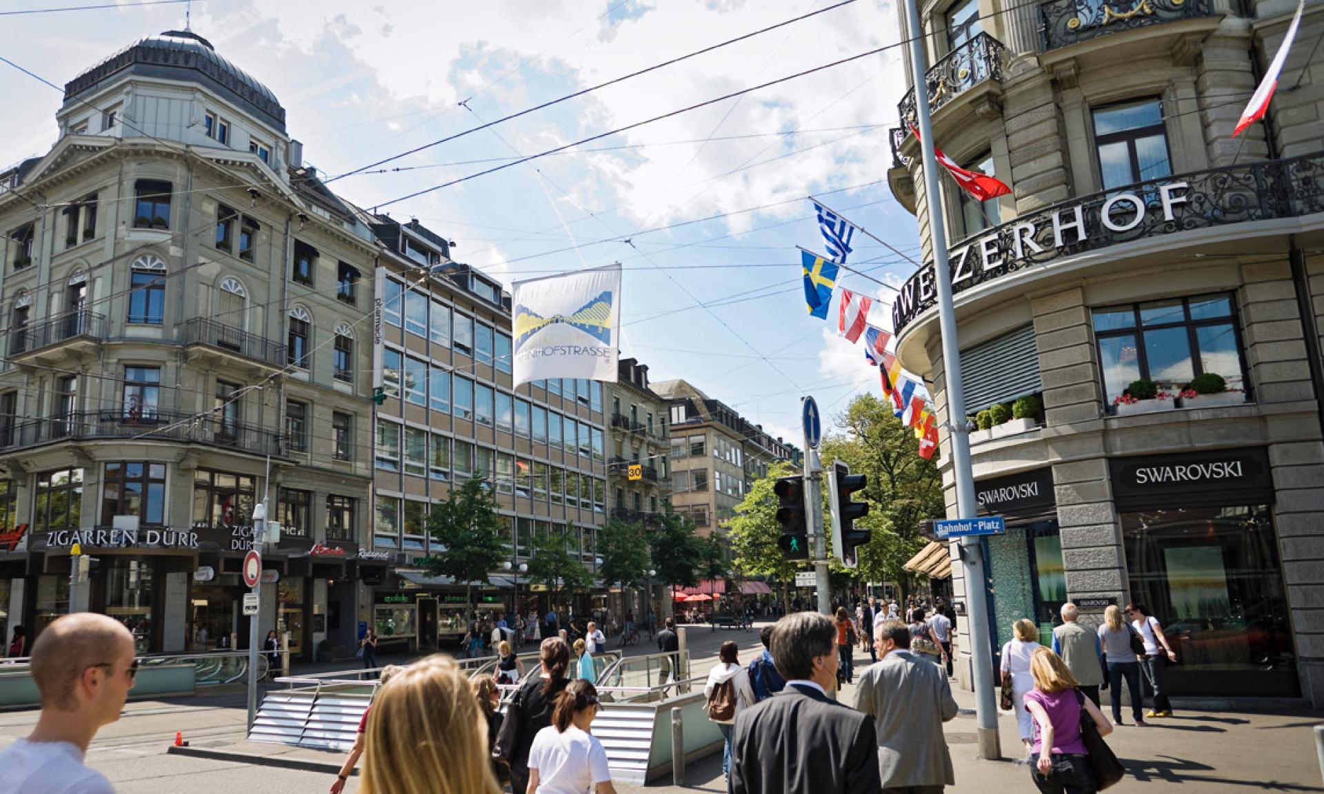 Bahnhofstrasse – Die Shopping-Meile Zürichs