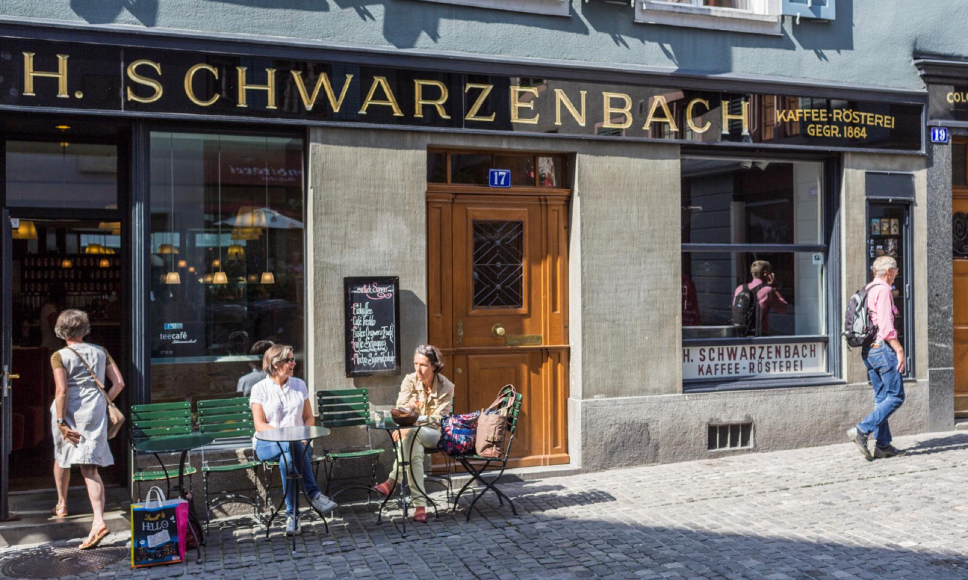 Shopping à Zurich, Niederdorf: Schwarzenbach Kolonialwaren, Epicerie