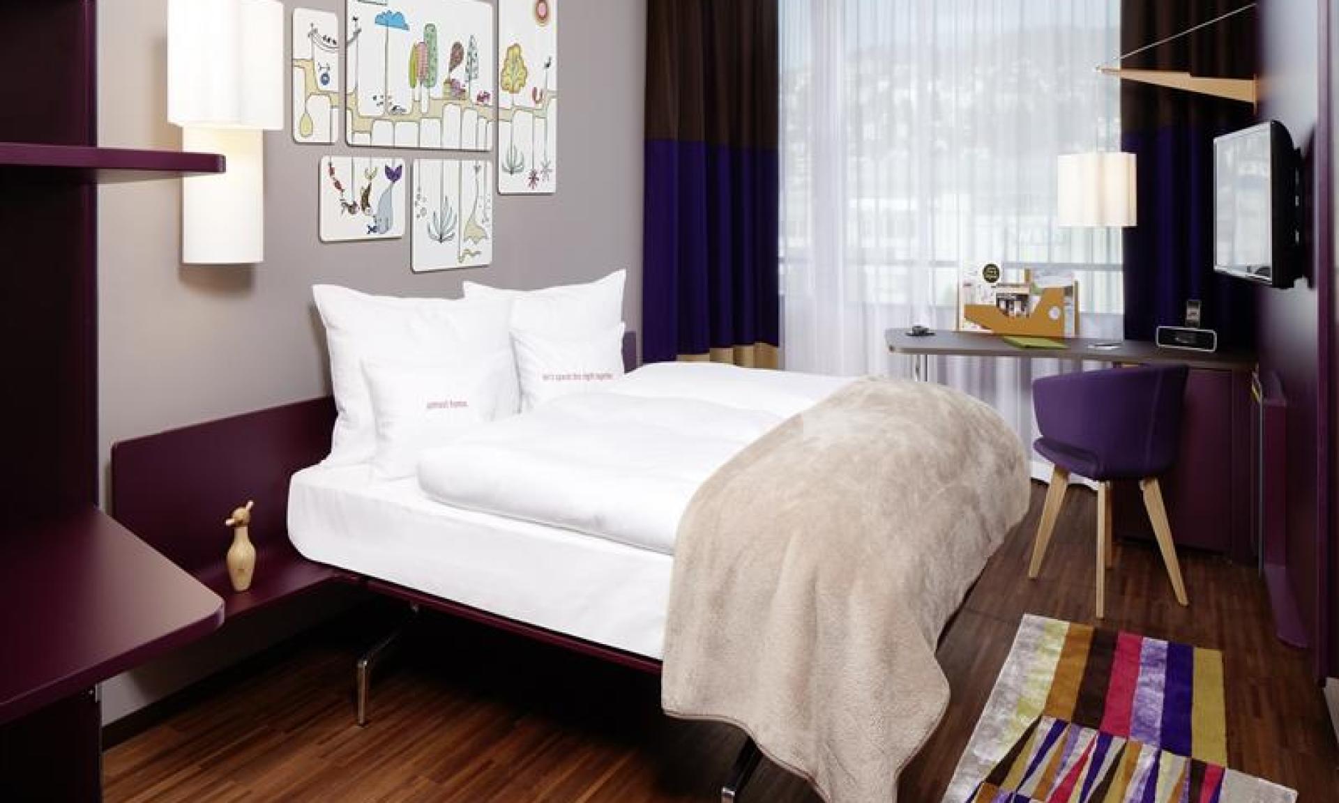 vue de l'hôtel 25hours Hotel Zürich West