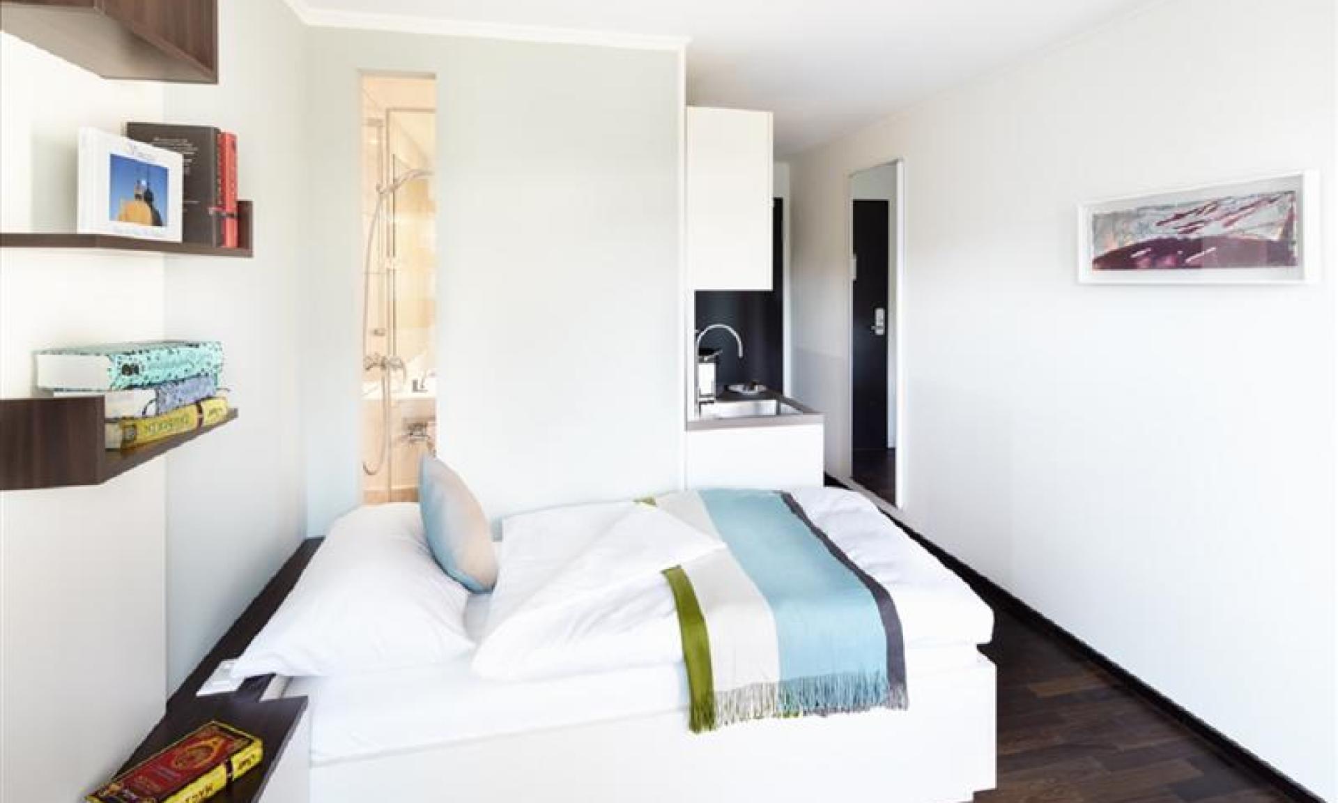 vue de la chambre Hôtel The Flag Zürich
