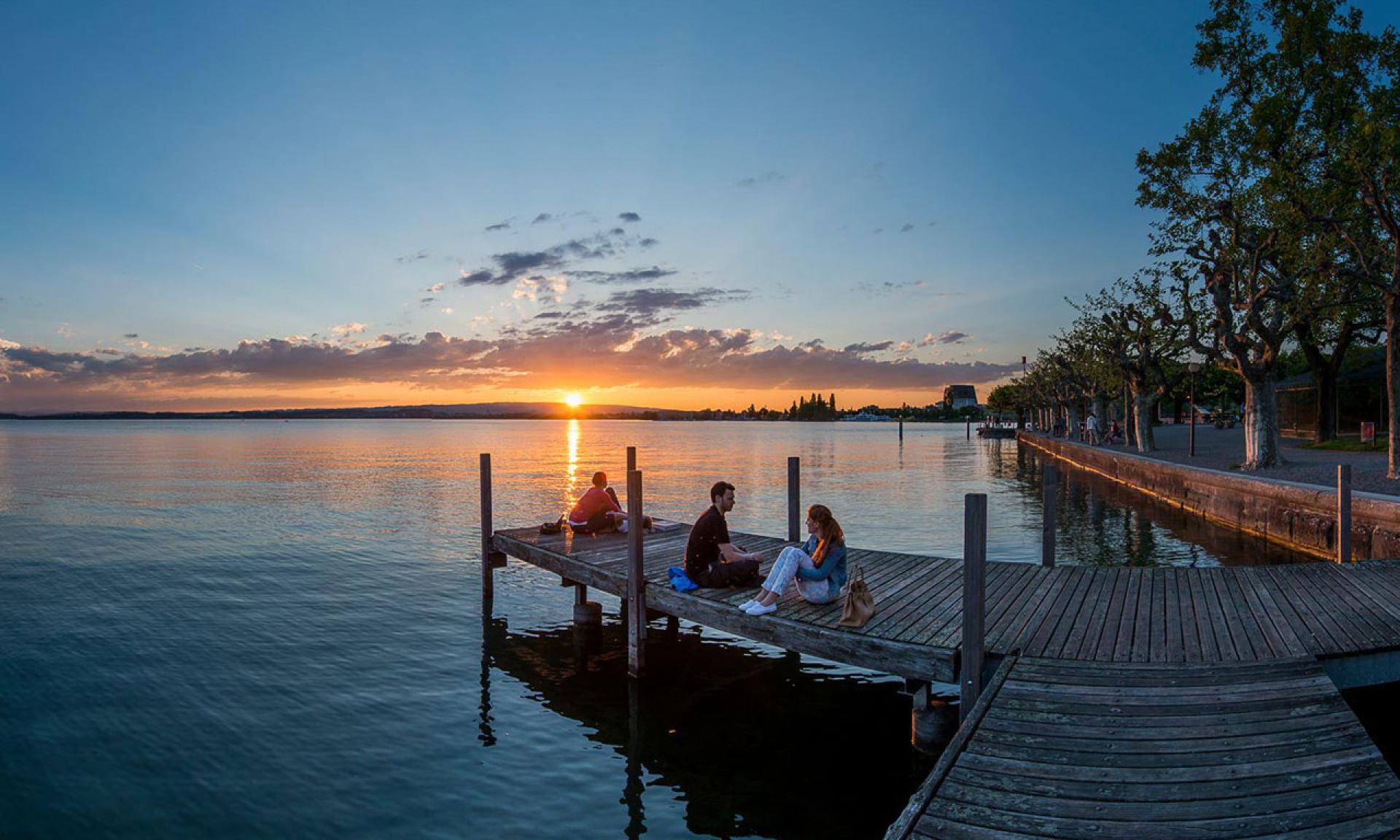 Sunset in Zug