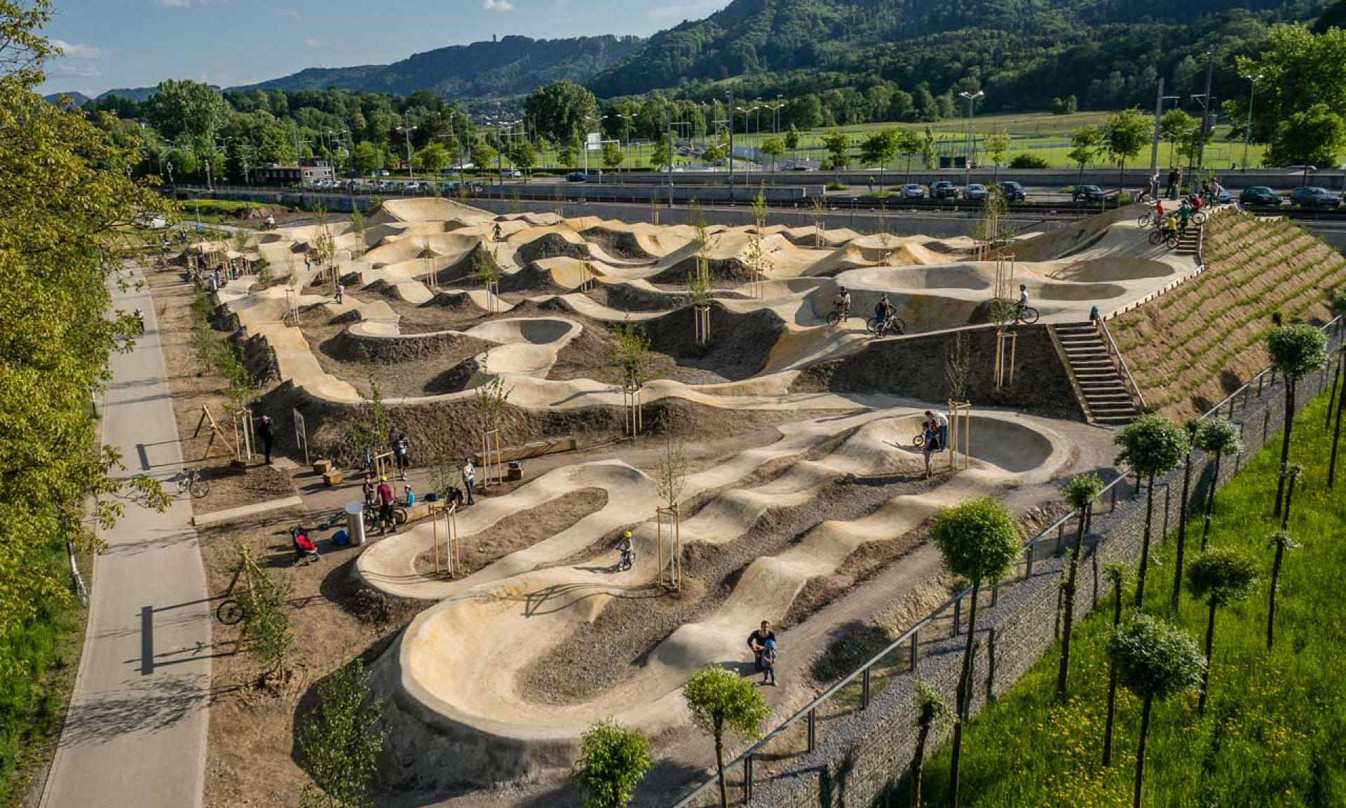 Im Bike-Park Allmend gibt es auch Tracks für Kinder
