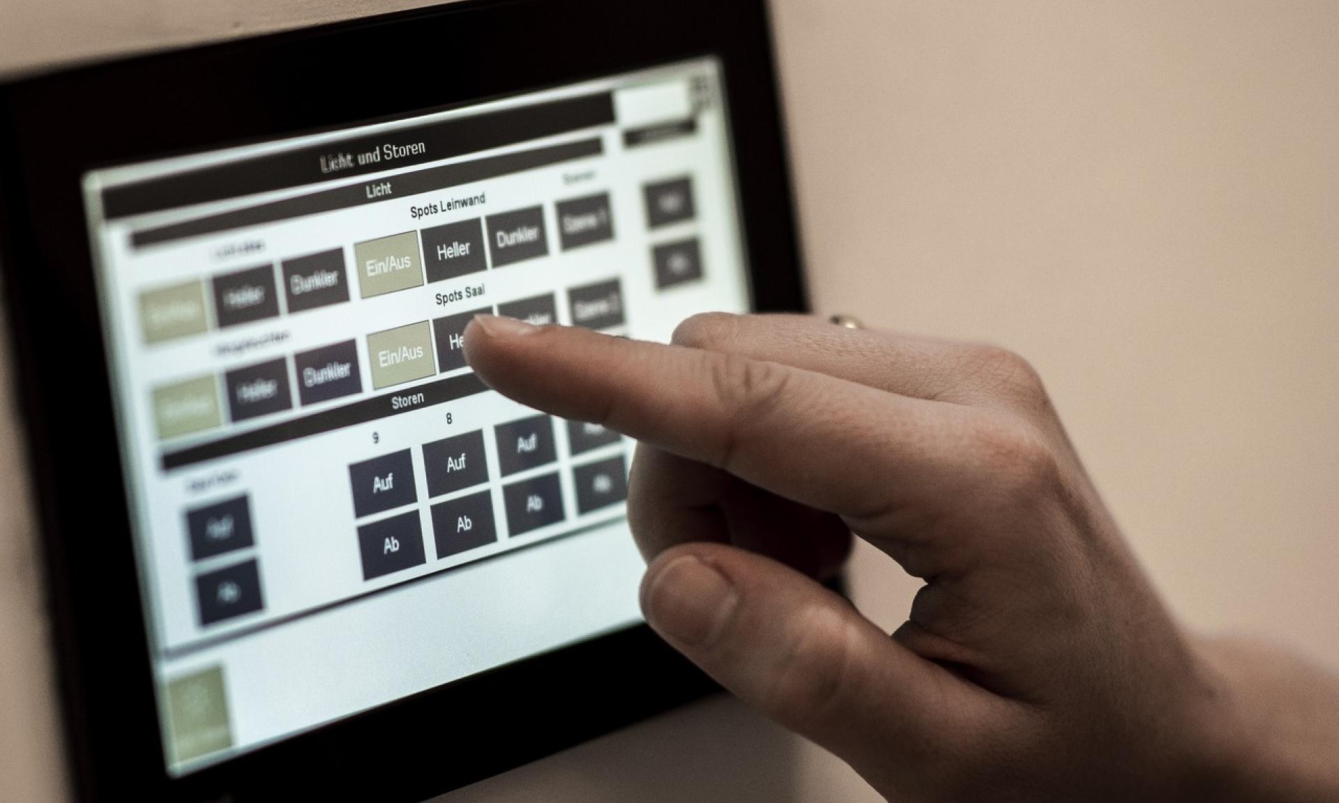 Krone Unterstrass Zürich, iPad-Steuerung