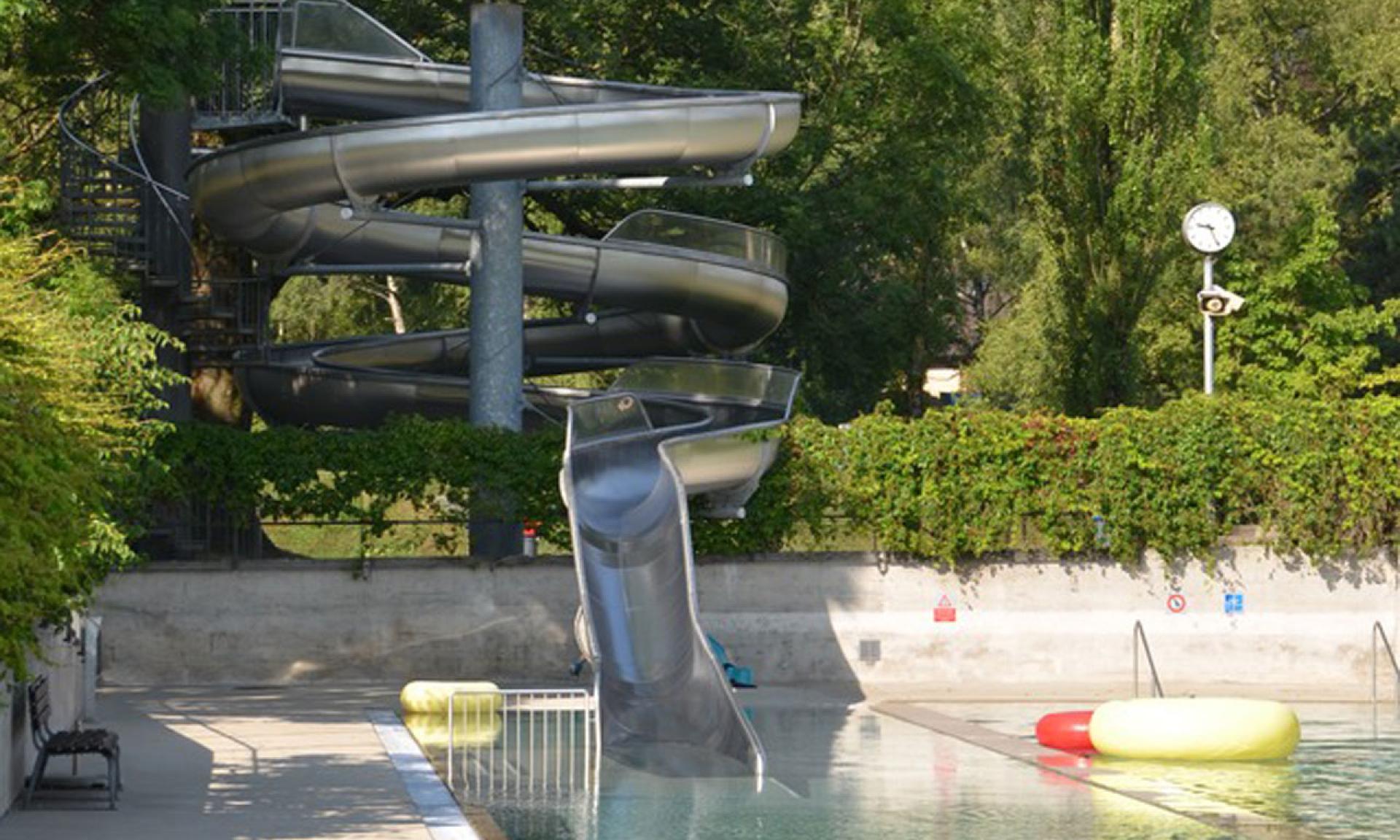 Freibad Allenmoos, slide