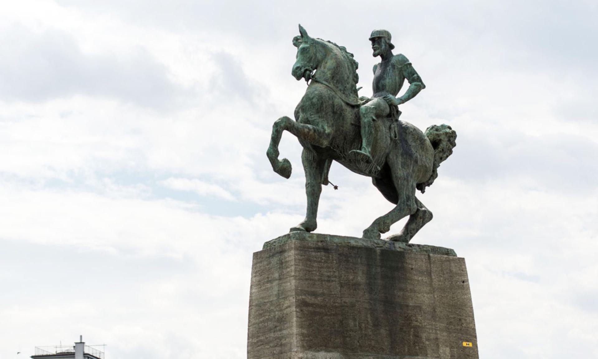 Hans Waldmann Bronzefigur