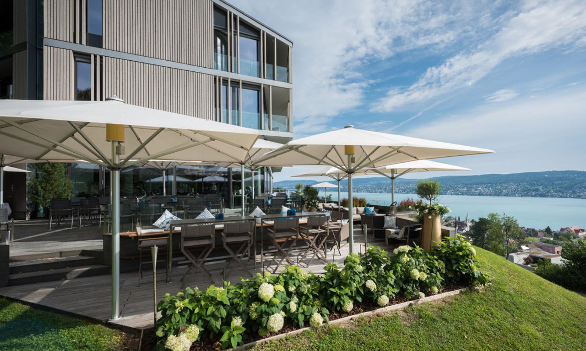 Hotel Belvoir: Sonnenterrasse
