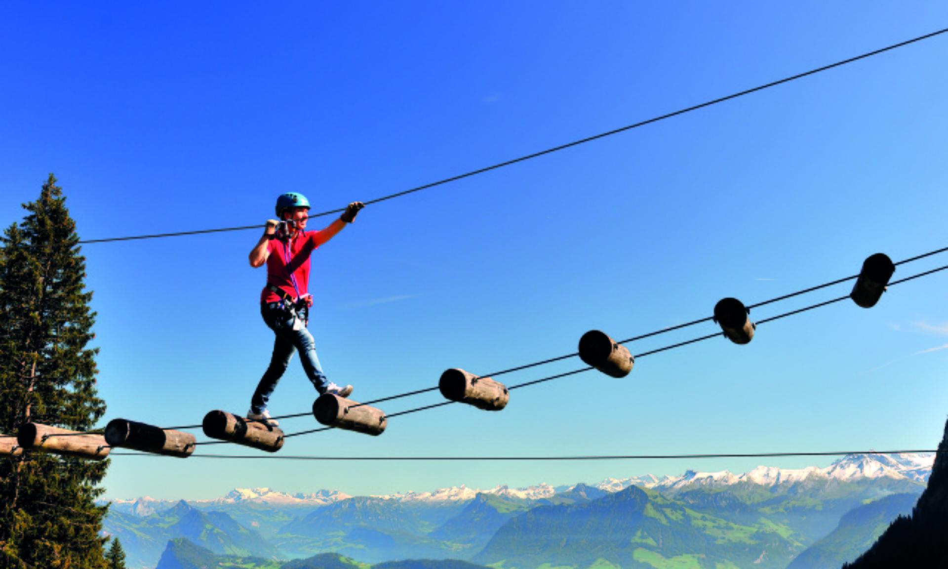 Der grösste Seilpark der Zentralschweiz