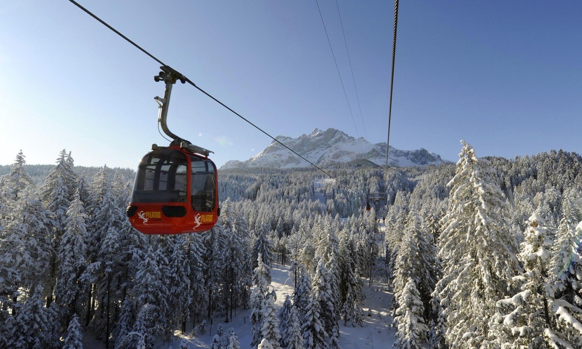 Seilbahn bis zur Mittelstation