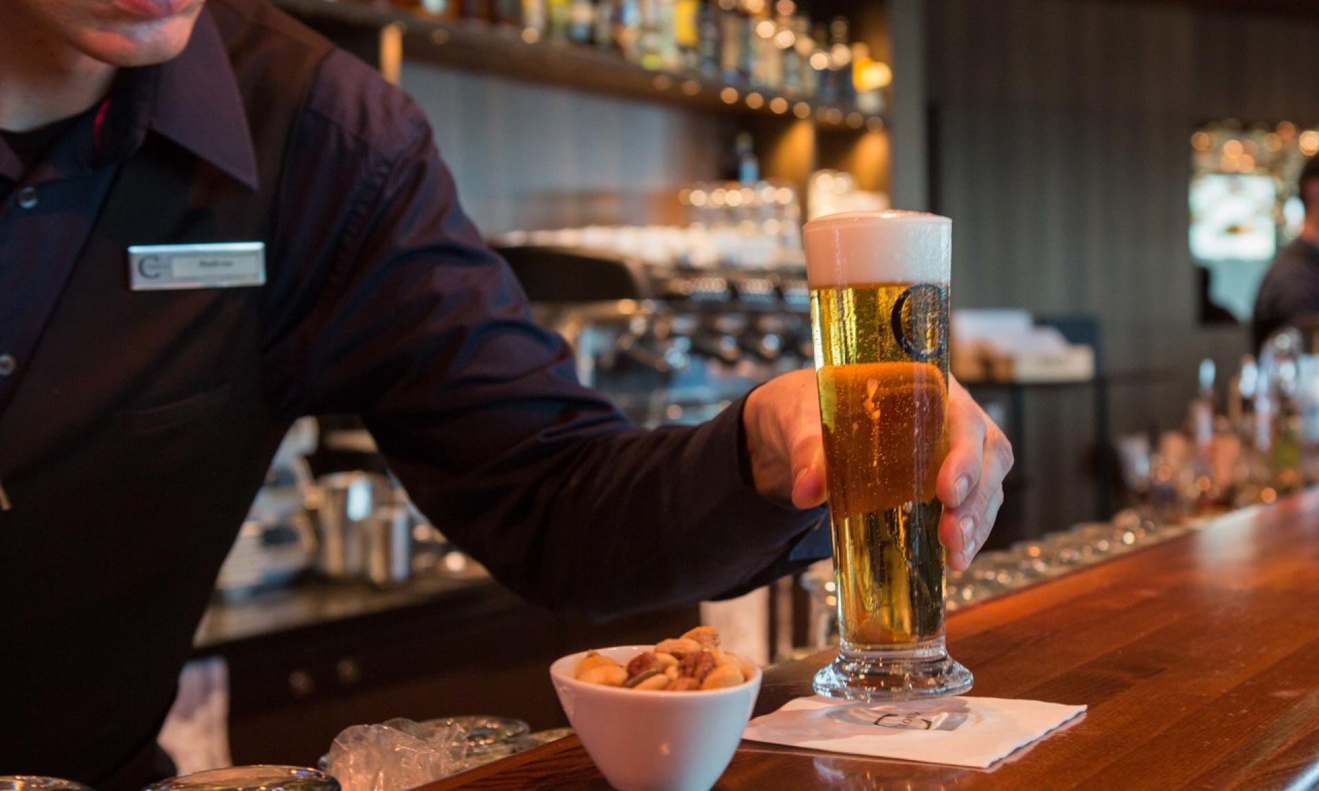 Verre après le travail