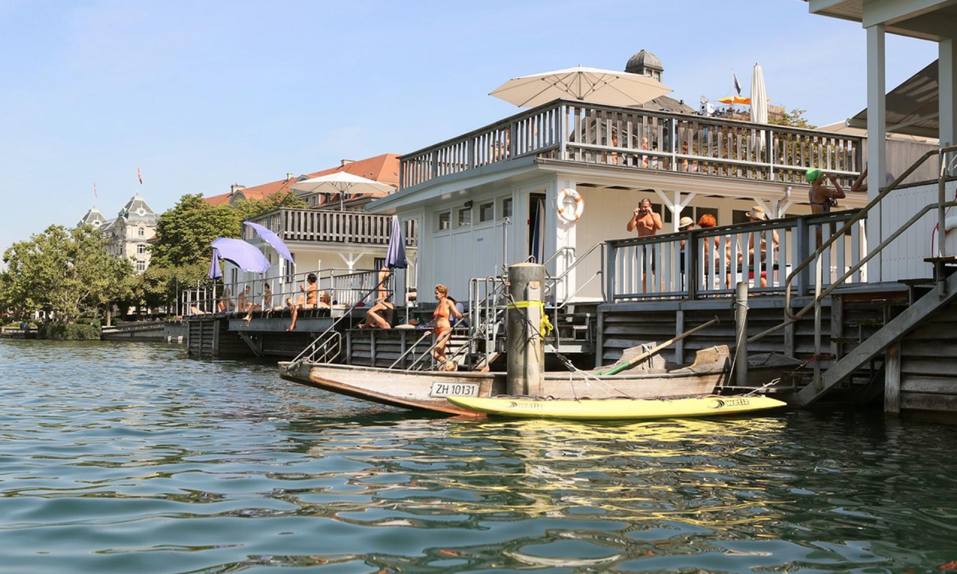 Seebad Utoquai, bagno sulla sponda destra del Lago di Zurigo