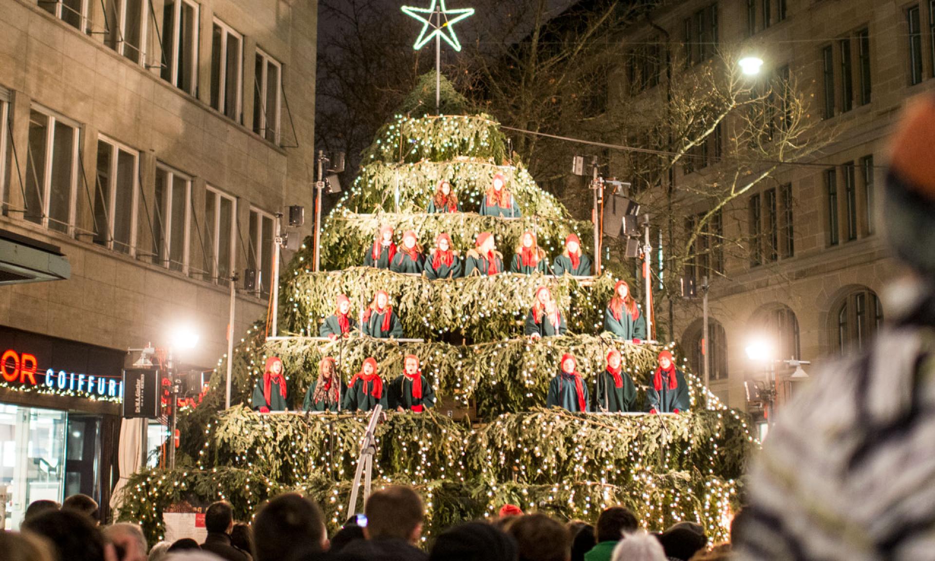 Singing Christmas Tree à Zurich