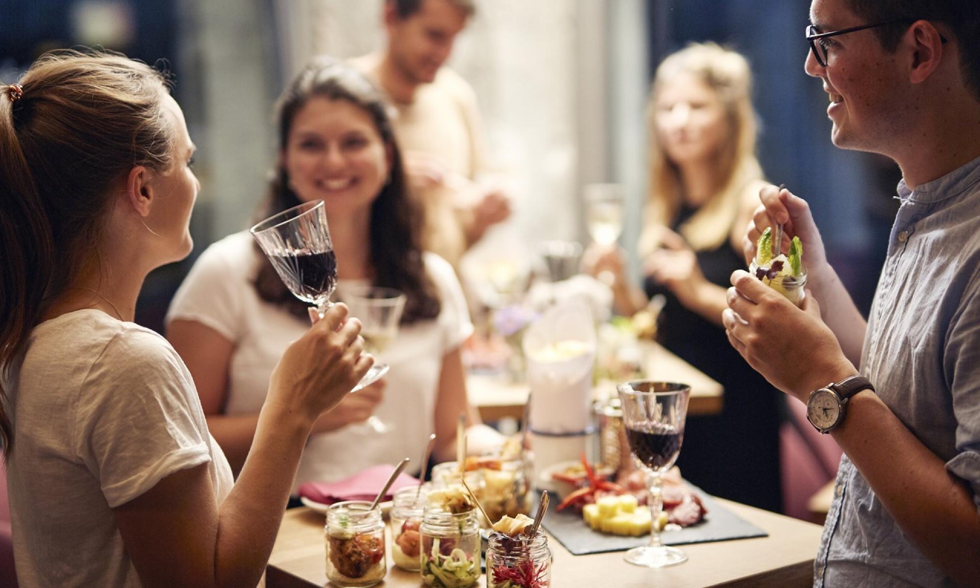 Zur Werkstatt an der Gleistribüne, Laboratorio di aperitivi