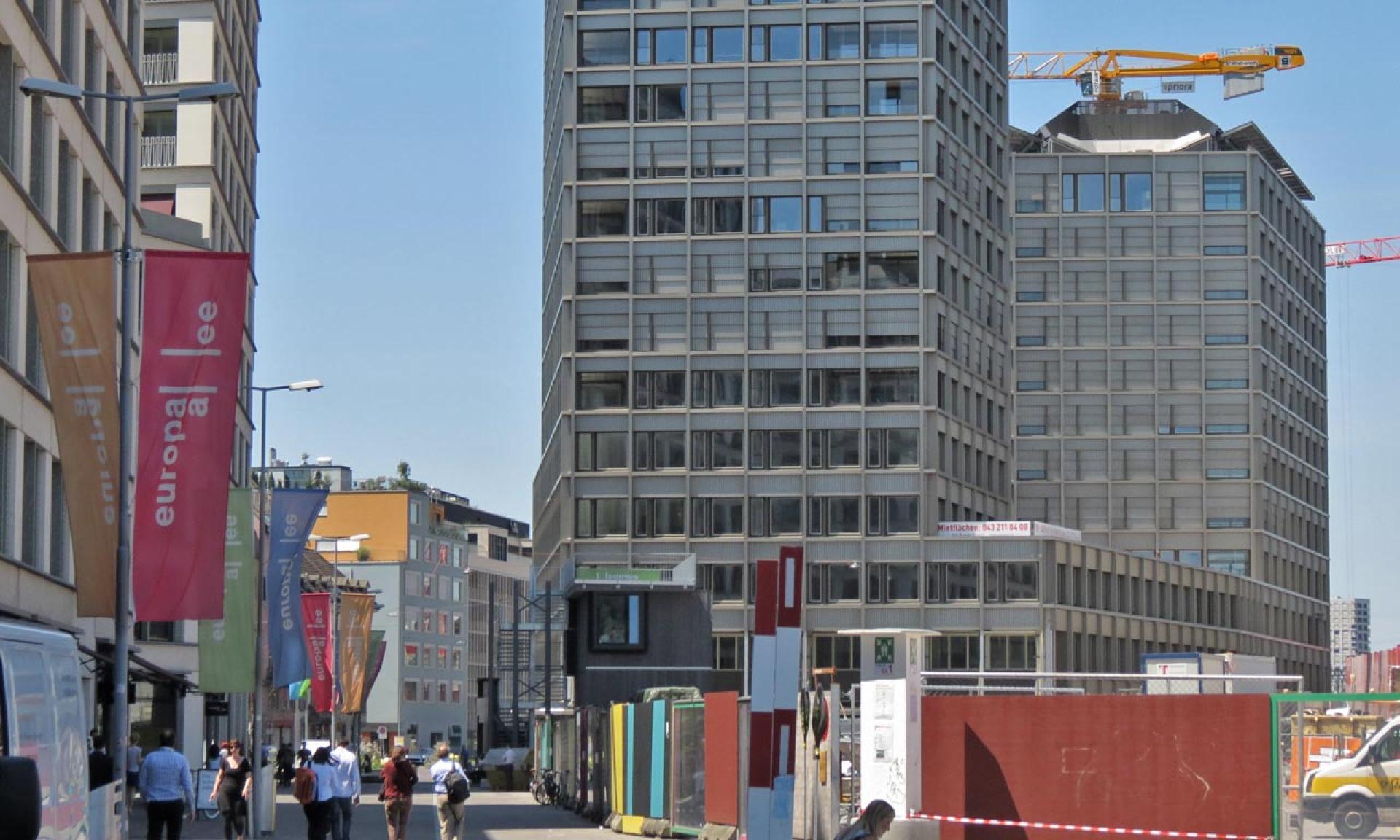 Europaallee – der neue Stadtteil mitten in Zürich