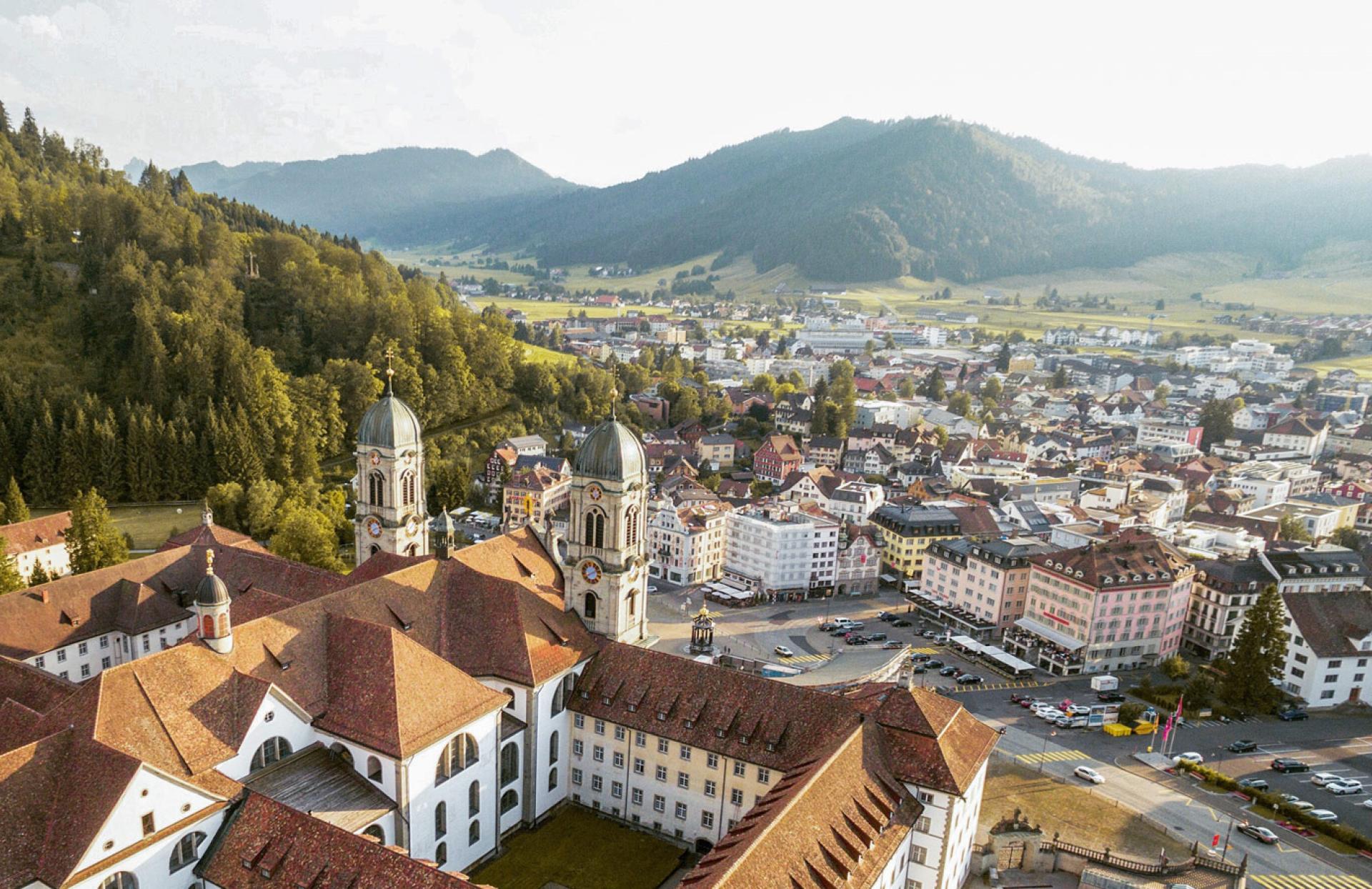 Einsiedeln von oben
