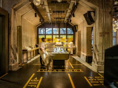 Vegetarian restaurant in Zurich: Hiltl Sihlpost