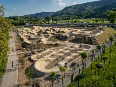 Im Bike-Park Allmend gibt es auch Tracks für Kinder