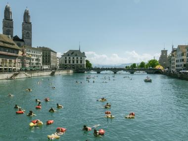 Limmatschwimmen in Zürich