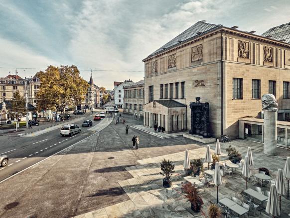 Veduta dall'esterno del Kunsthaus Zürich