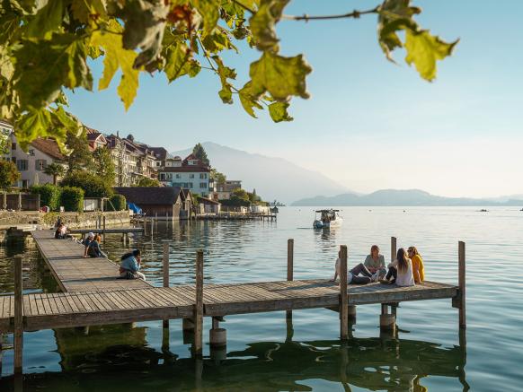 Abendstimmung am Zugersee