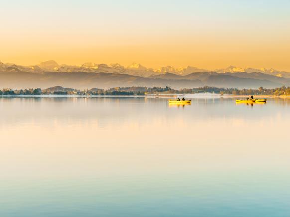 Schwimmen oder die Ruhe an den Seen geniessen, beispielsweise am Pfäffikersee.